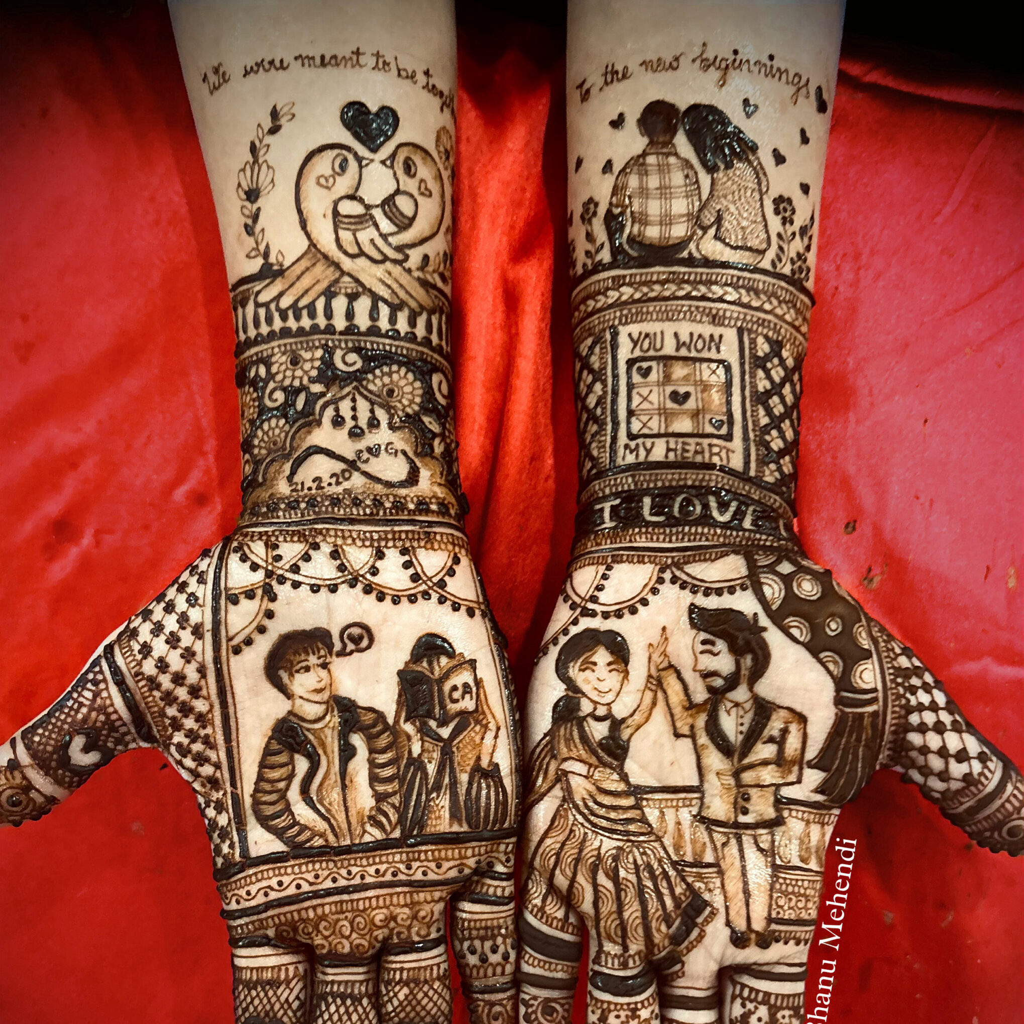 artistic bhanu mehendi customised engagement mehndi theme base mehendi artist in gurgaon best bridal mehendi artist in gurgaon